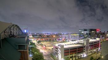 Weather camera view of Minute Maid Park.