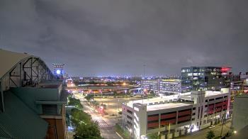 Weather camera view of Minute Maid Park.
