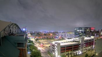 Weather camera view of Minute Maid Park.