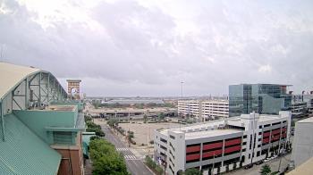 Weather camera view of Minute Maid Park.