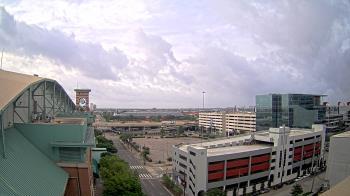 Weather camera view of Minute Maid Park.