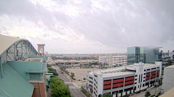Weather camera view of Minute Maid Park.