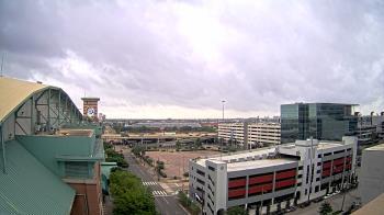 Weather camera view of Minute Maid Park.