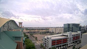Weather camera view of Minute Maid Park.