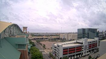 Weather camera view of Minute Maid Park.