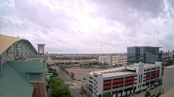 Weather camera view of Minute Maid Park.