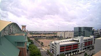 Weather camera view of Minute Maid Park.