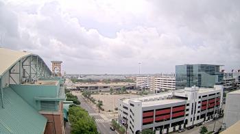 Weather camera view of Minute Maid Park.