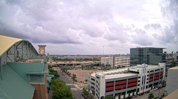 Weather camera view of Minute Maid Park.