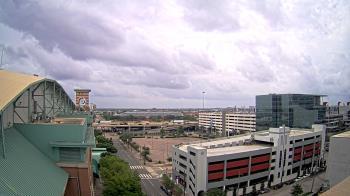 Weather camera view of Minute Maid Park.