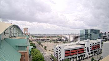 Weather camera view of Minute Maid Park.