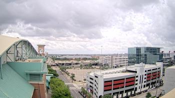 Weather camera view of Minute Maid Park.
