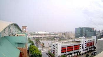 Weather camera view of Minute Maid Park.