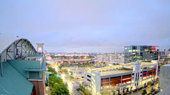 Weather camera view of Minute Maid Park.