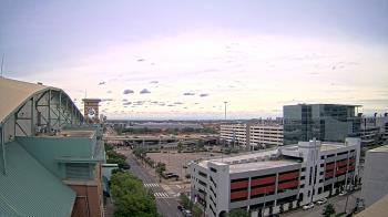 Weather camera view of Minute Maid Park.