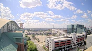 Weather camera view of Minute Maid Park.