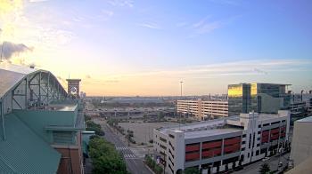 Weather camera view of Minute Maid Park.