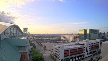 Weather camera view of Minute Maid Park.