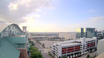 Weather camera view of Minute Maid Park.