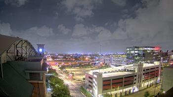Weather camera view of Minute Maid Park.