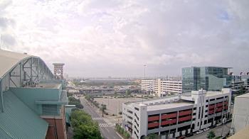 Weather camera view of Minute Maid Park.