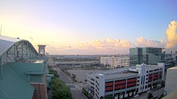 Weather camera view of Minute Maid Park.