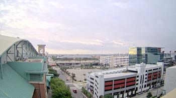 Weather camera view of Minute Maid Park.