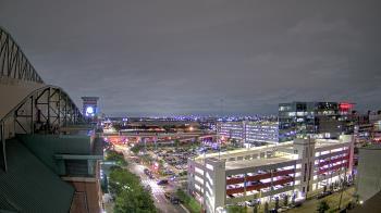 Weather camera view of Minute Maid Park.
