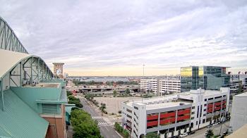 Weather camera view of Minute Maid Park.