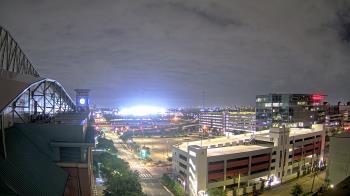 Weather camera view of Minute Maid Park.