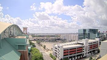 Weather camera view of Minute Maid Park.
