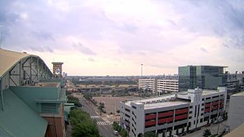 Weather camera view of Minute Maid Park.