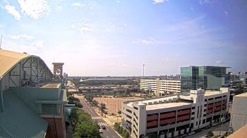 Weather camera view of Minute Maid Park.