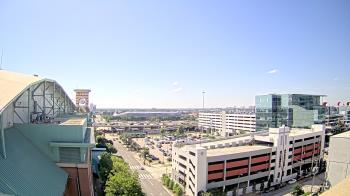 Weather camera view of Minute Maid Park.