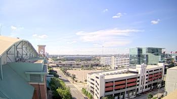 Weather camera view of Minute Maid Park.