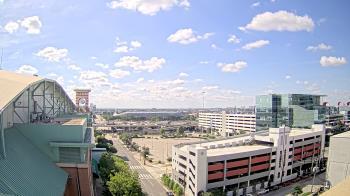 Weather camera view of Minute Maid Park.