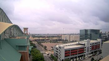 Weather camera view of Minute Maid Park.