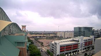 Weather camera view of Minute Maid Park.