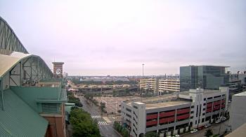 Weather camera view of Minute Maid Park.