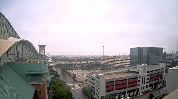 Weather camera view of Minute Maid Park.