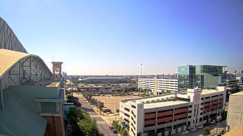 Weather camera view of Minute Maid Park.