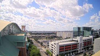 Weather camera view of Minute Maid Park.
