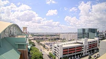 Weather camera view of Minute Maid Park.