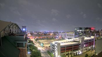 Weather camera view of Minute Maid Park.