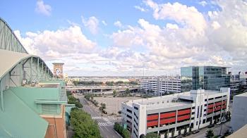 Weather camera view of Minute Maid Park.