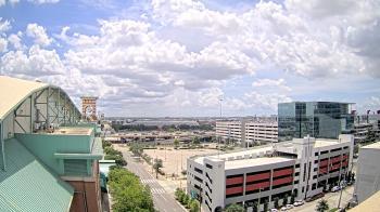 Weather camera view of Minute Maid Park.