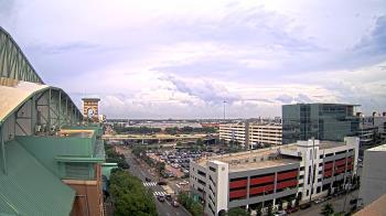 Weather camera view of Minute Maid Park.