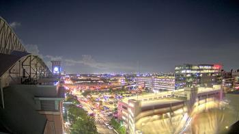 Weather camera view of Minute Maid Park.