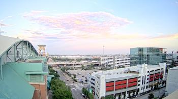 Weather camera view of Minute Maid Park.