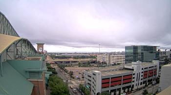 Weather camera view of Minute Maid Park.